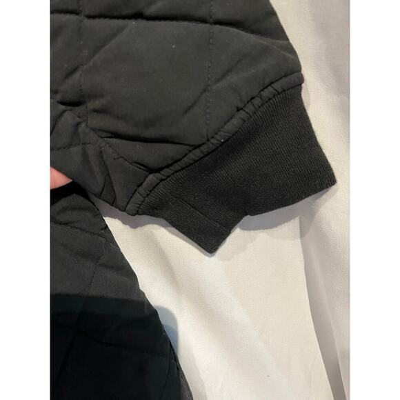 Women's DKNY Black Long Puffer Jacket, Hooded, NWT, XL - Picture 2 of 12